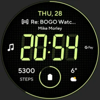 Lean Digital Watch Face